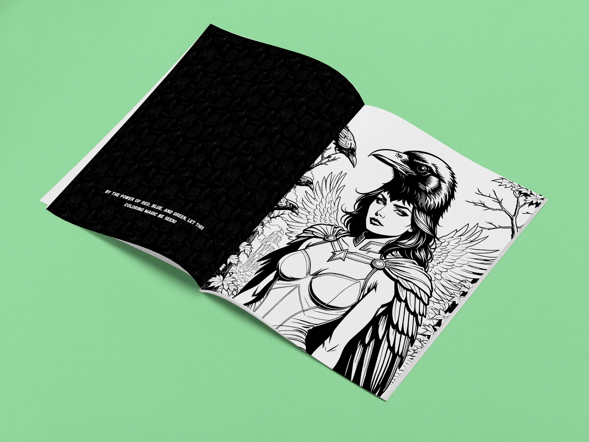 Bewitched by Color – A Coloring Spell Book (Volume I) detail image